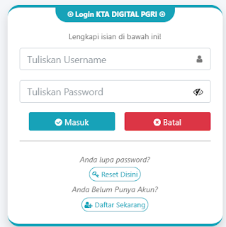 Register PGRI Mahakam Ulu - Persatuan Guru Republik Indonesia Cabang Mahakam Ulu